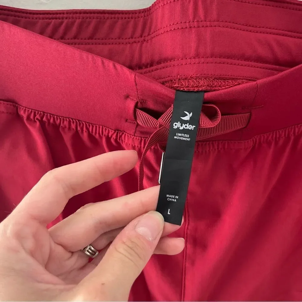 Glyder Red Active Shorts 7”